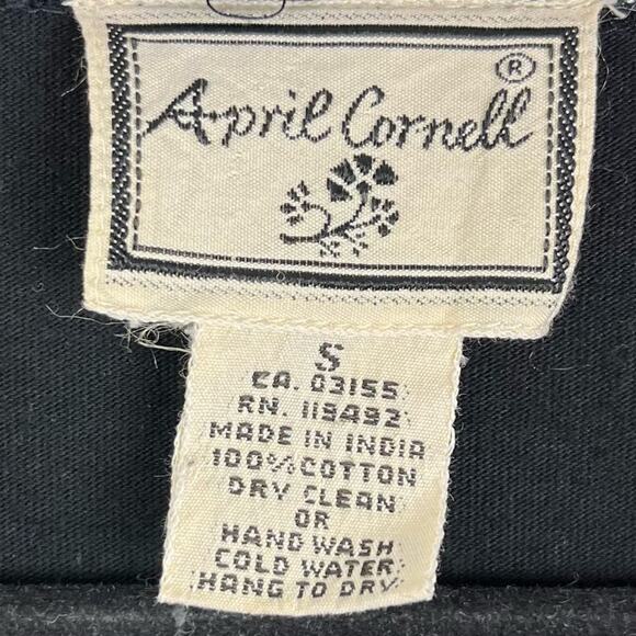 Vintage Top Blouse Floral Embroidered Lace Polka Dot Embellished Cotton Small - Picture 9 of 9